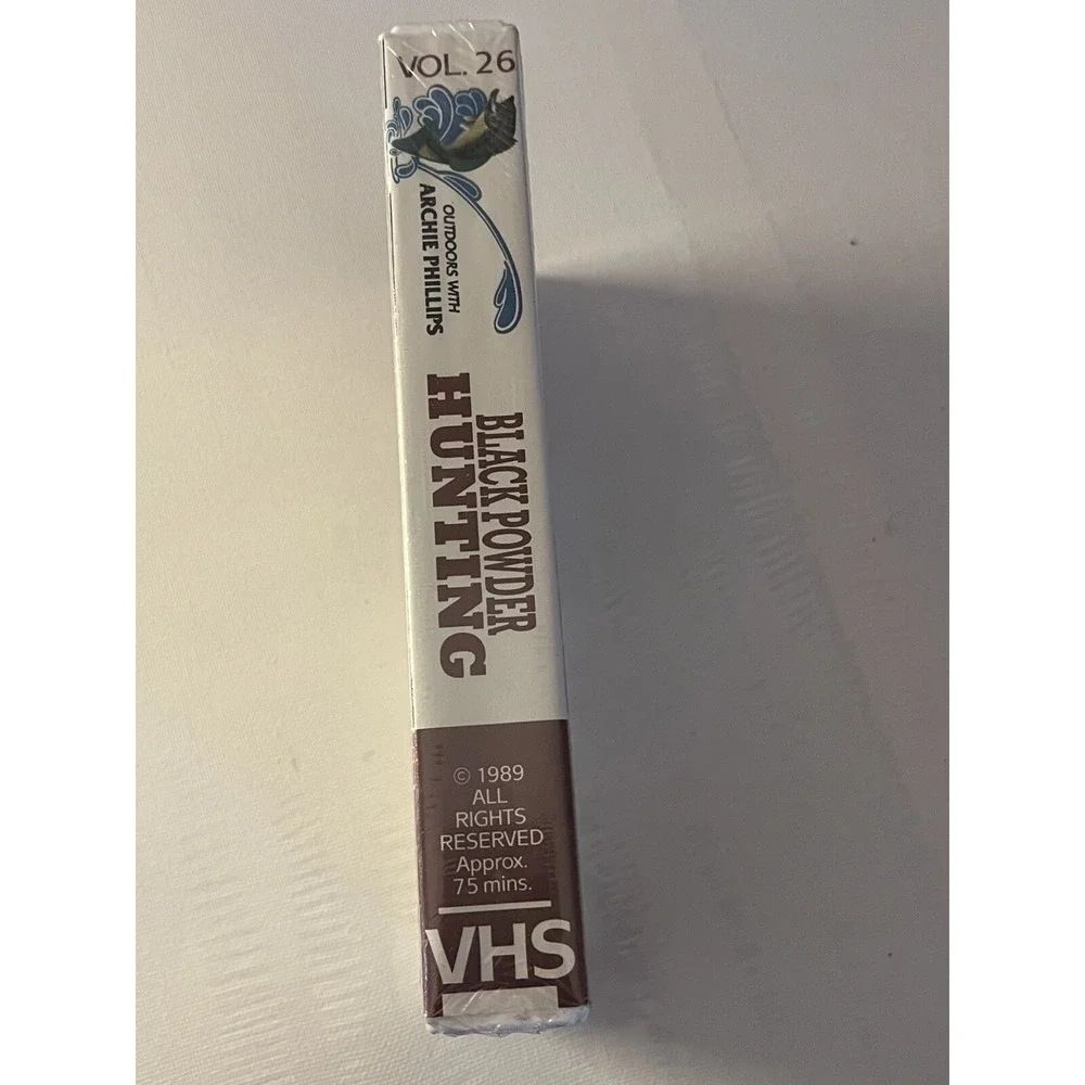 Outdoors With Archie Phillips Black Powder Hunting VHS Vtg 1989 New Sealed